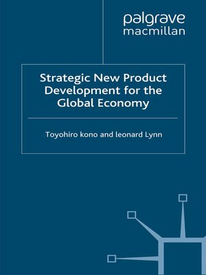 cover image of Strategic New Product Development for the Global Economy
